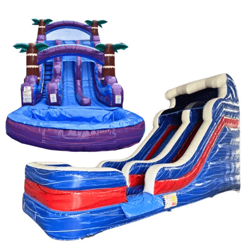 Fun and colorful water slide rentals for parties in Jonesville, FL.