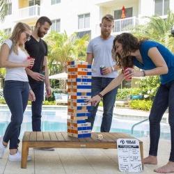 Giant Tower Topple Game 